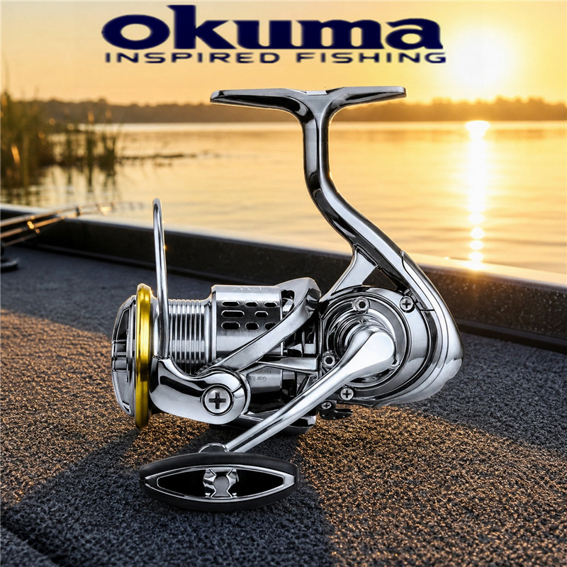 Outdoor Power Reel - Carretilha de pesca Okuma, totalmente metálica,