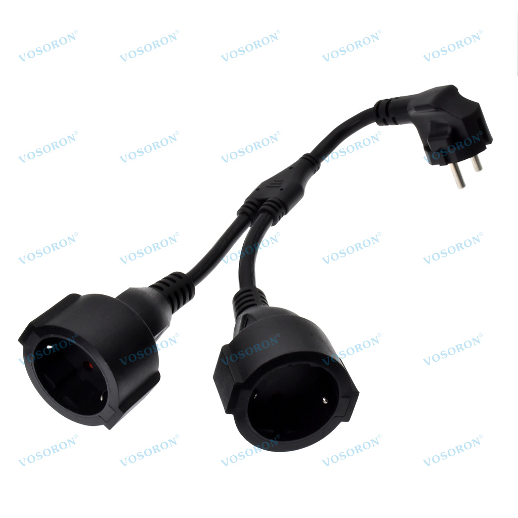 ​ Cabo de extensão europeu da  - Outdoor Power Extension Cord avaliação e preço
