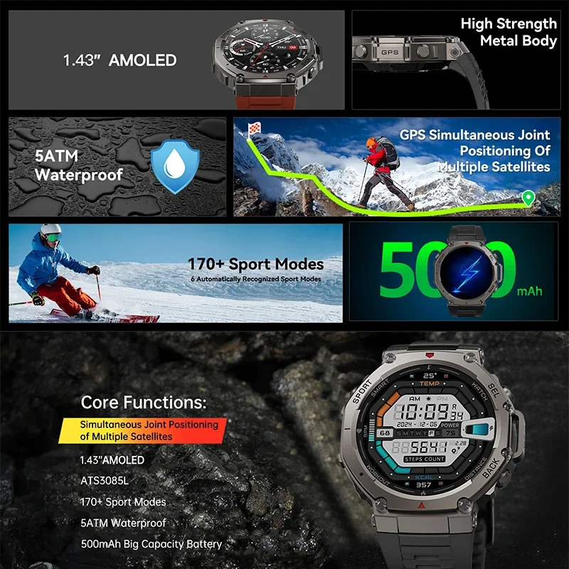 Novo Relógio Inteligente Milit - Outdoor Power Monitor avaliação e preço
