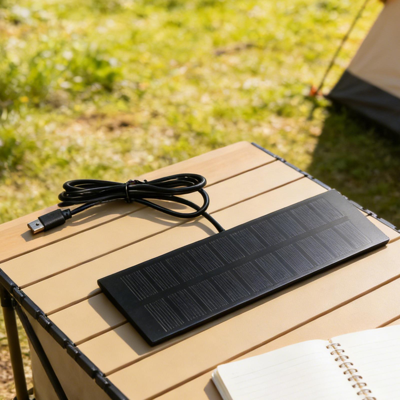 Painel Solar Portátil 5W 5V, C - Outdoor Power Distribution Panel avaliação e preço