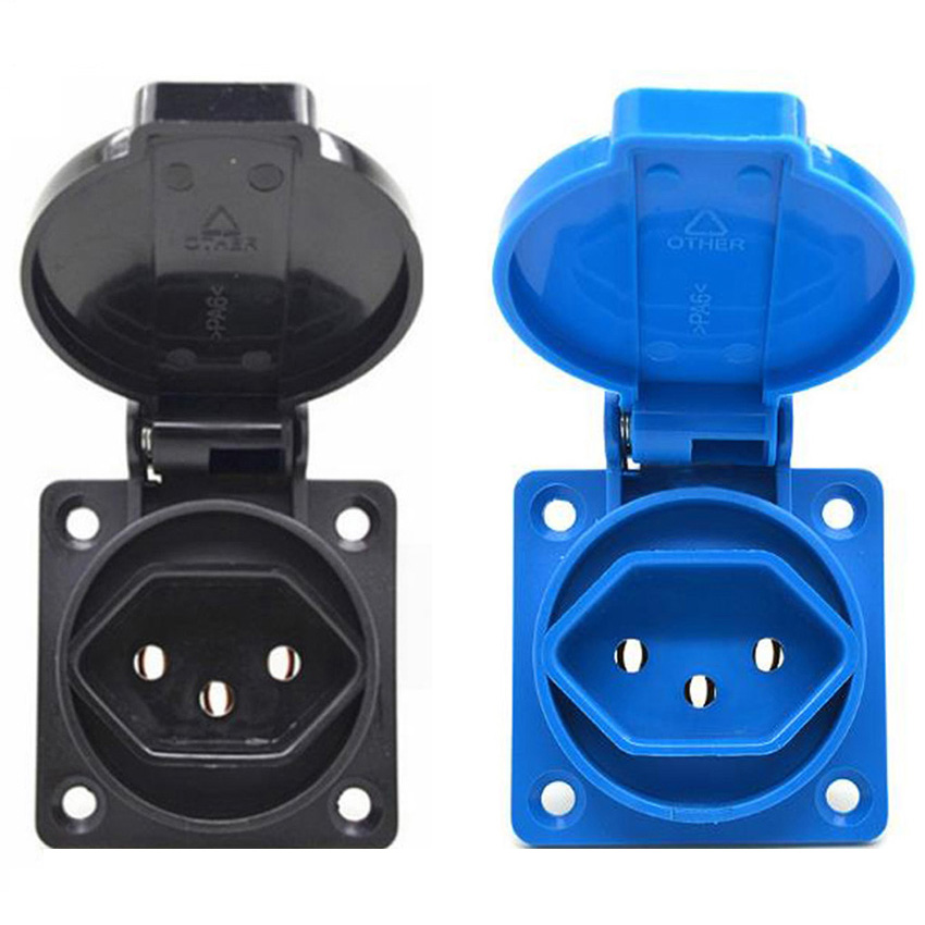 1 Unidade Tomada Industrial à  - Outdoor Power Outlet Waterproof avaliação e preço