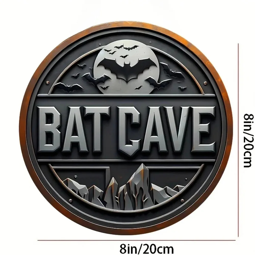 Placa de metal vintage Batcave - Outdoor Power Bar avaliação e preço