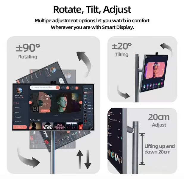 Smart TV portátil de 32 polega - Outdoor Power Monitor avaliação e preço
