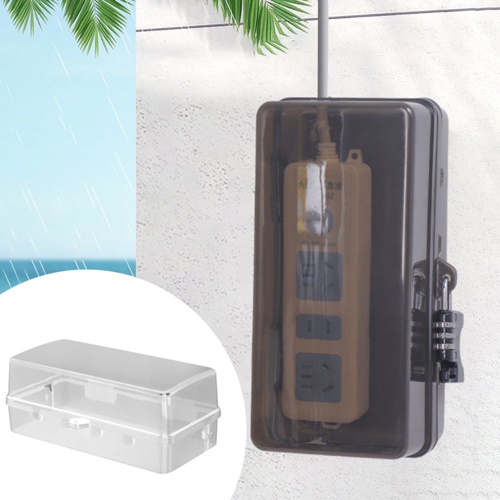 Caixa de Plástico Portátil par - Outdoor Power Outlet Waterproof avaliação e preço