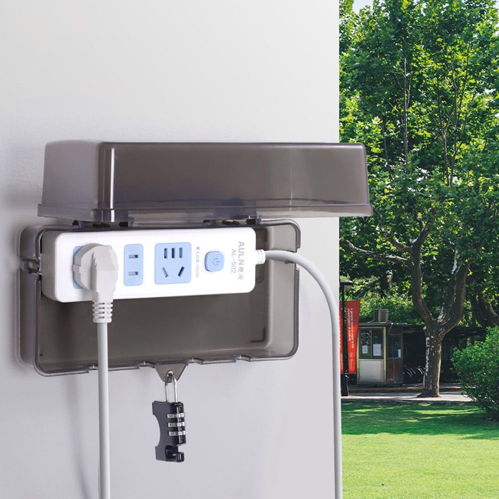 Caixa de Plástico Portátil par - Outdoor Power Outlet Waterproof avaliação e preço
