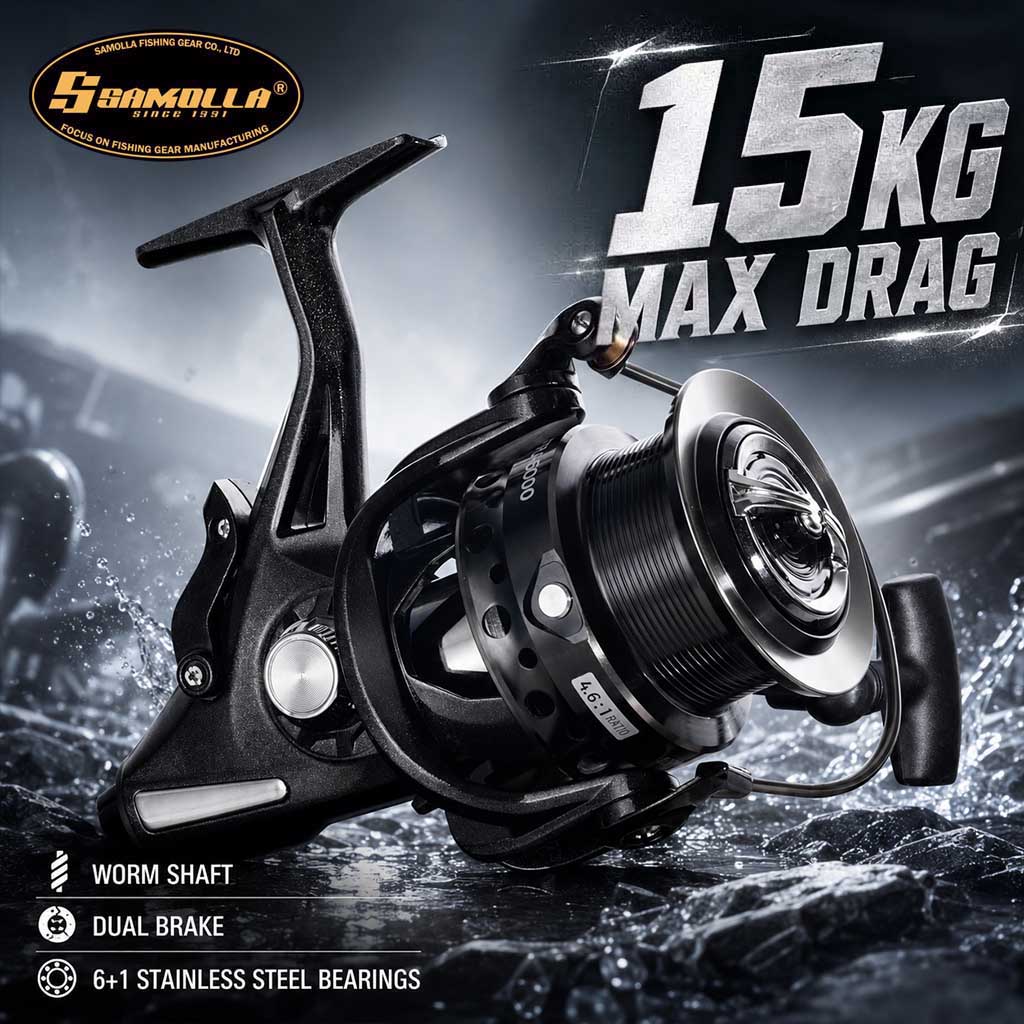 Carretilha de Pesca SAMOLLA co - Outdoor Power Reel avaliação e preço