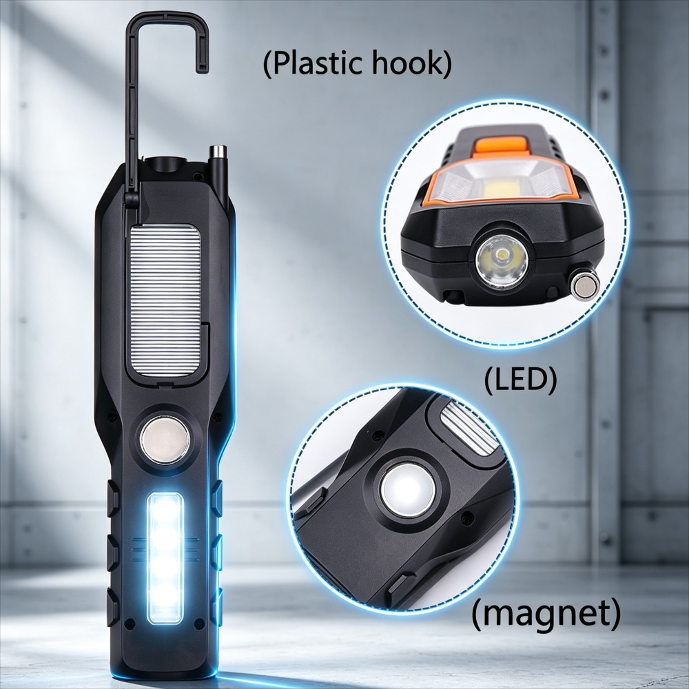 Nova Lanterna de Trabalho LED  - Outdoor Power Usb avaliação e preço