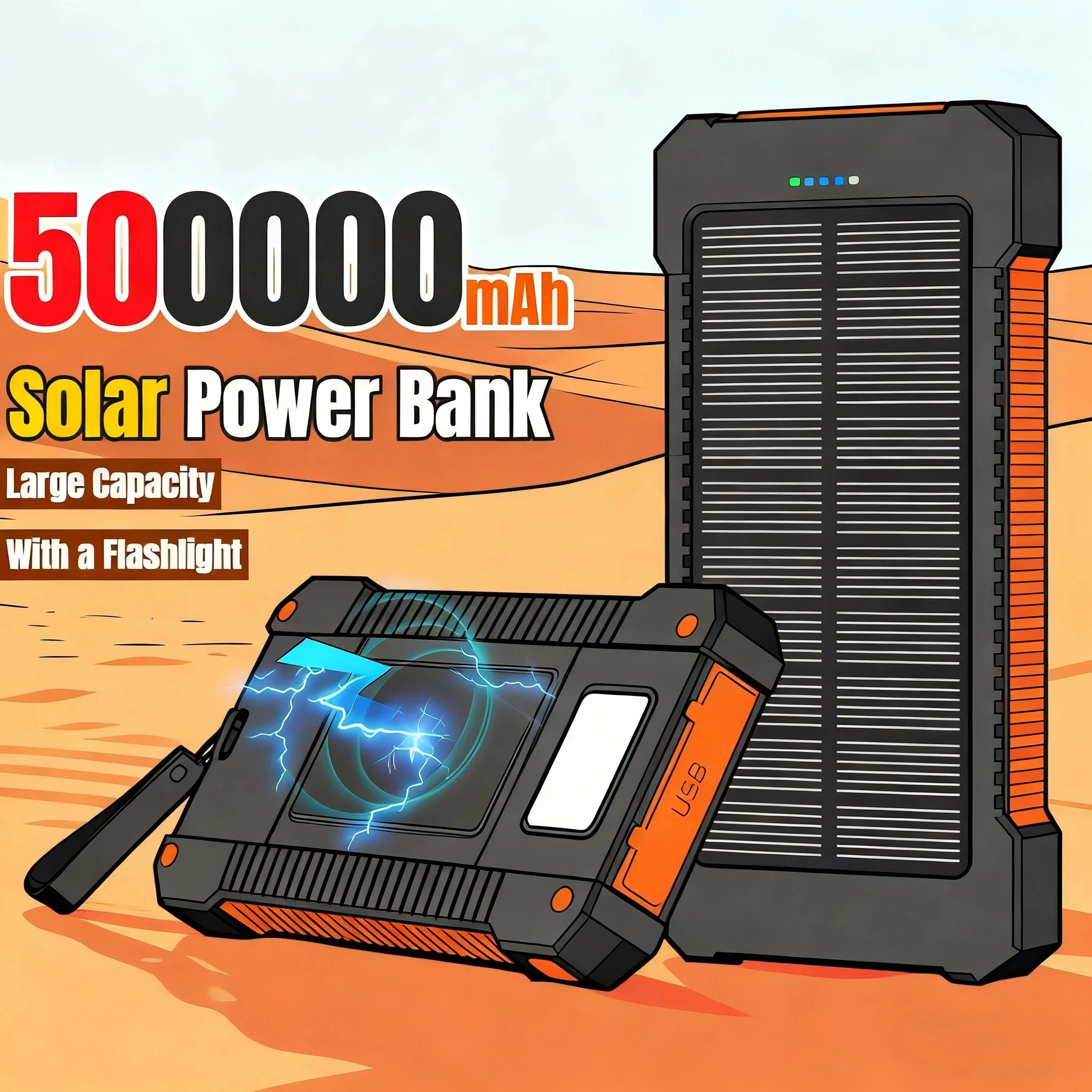 500000mAh Banco de Energia Sol - Outdoor Power Distribution Panel avaliação e preço